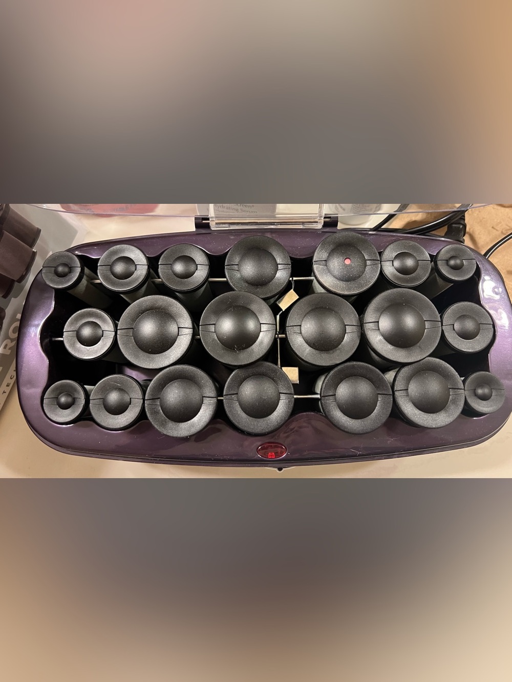 InfinitiPro by Conair Instant Heat Ceramic Flocked Rollers, Multi-Size, 20 Ct - Picture 3 of 7
